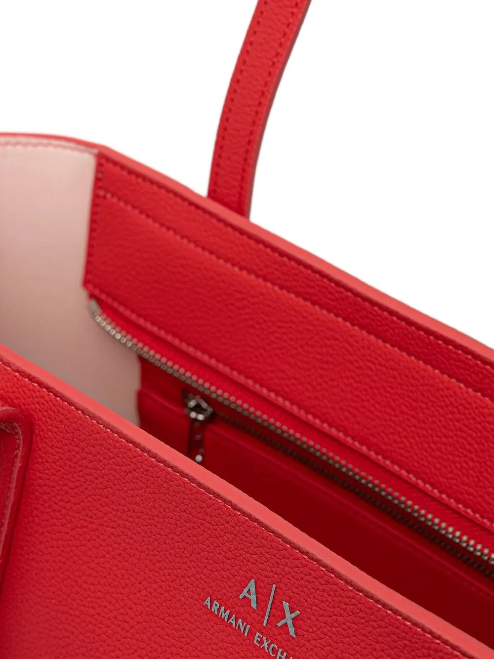 Armani Exchangelogo-charm tote bag