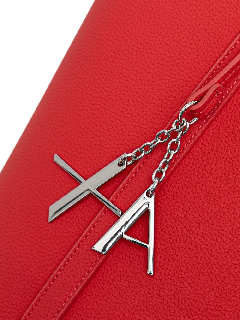 Armani Exchangelogo-charm tote bag