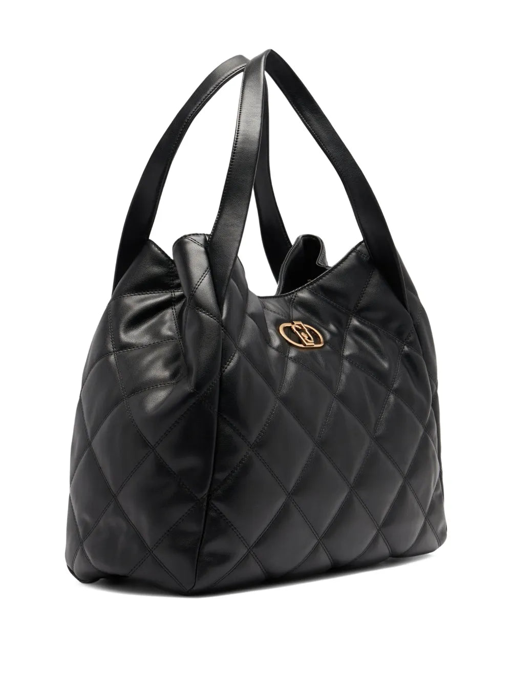 LIU JOlarge quilted logo tote bag