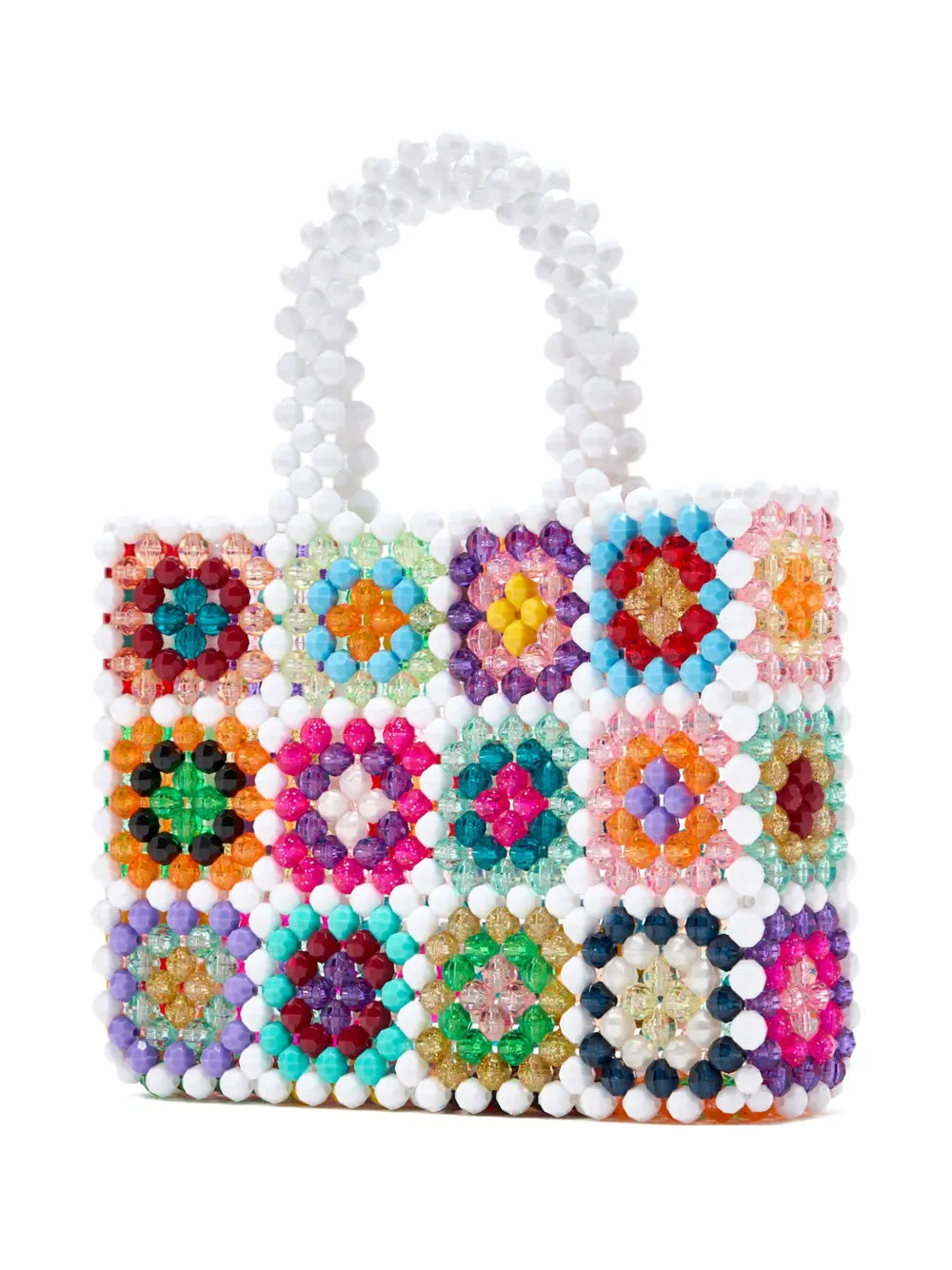 Bad at mathbeaded tote bag