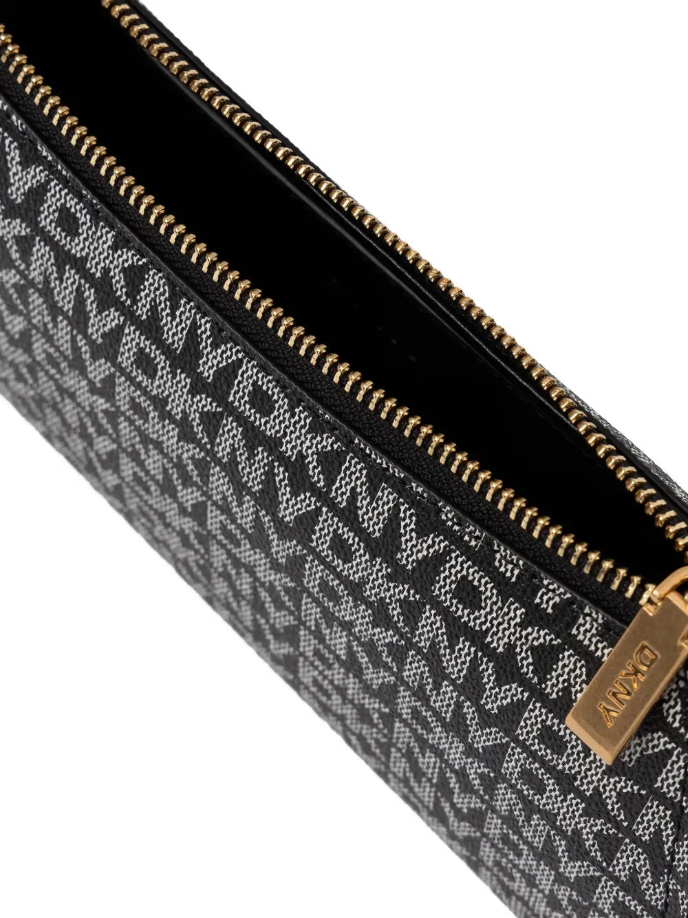 DKNYlogo-plaque top-handle bag