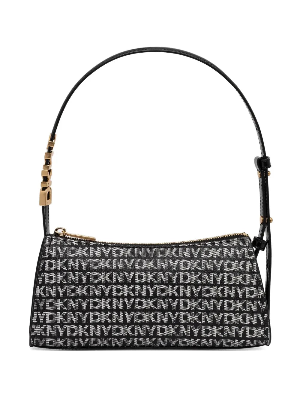 DKNYlogo-plaque top-handle bag