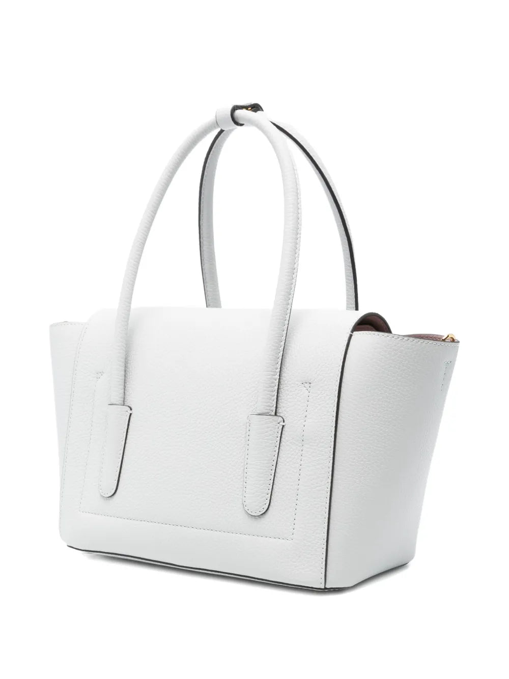 Coccinellechain-detail leather tote bag