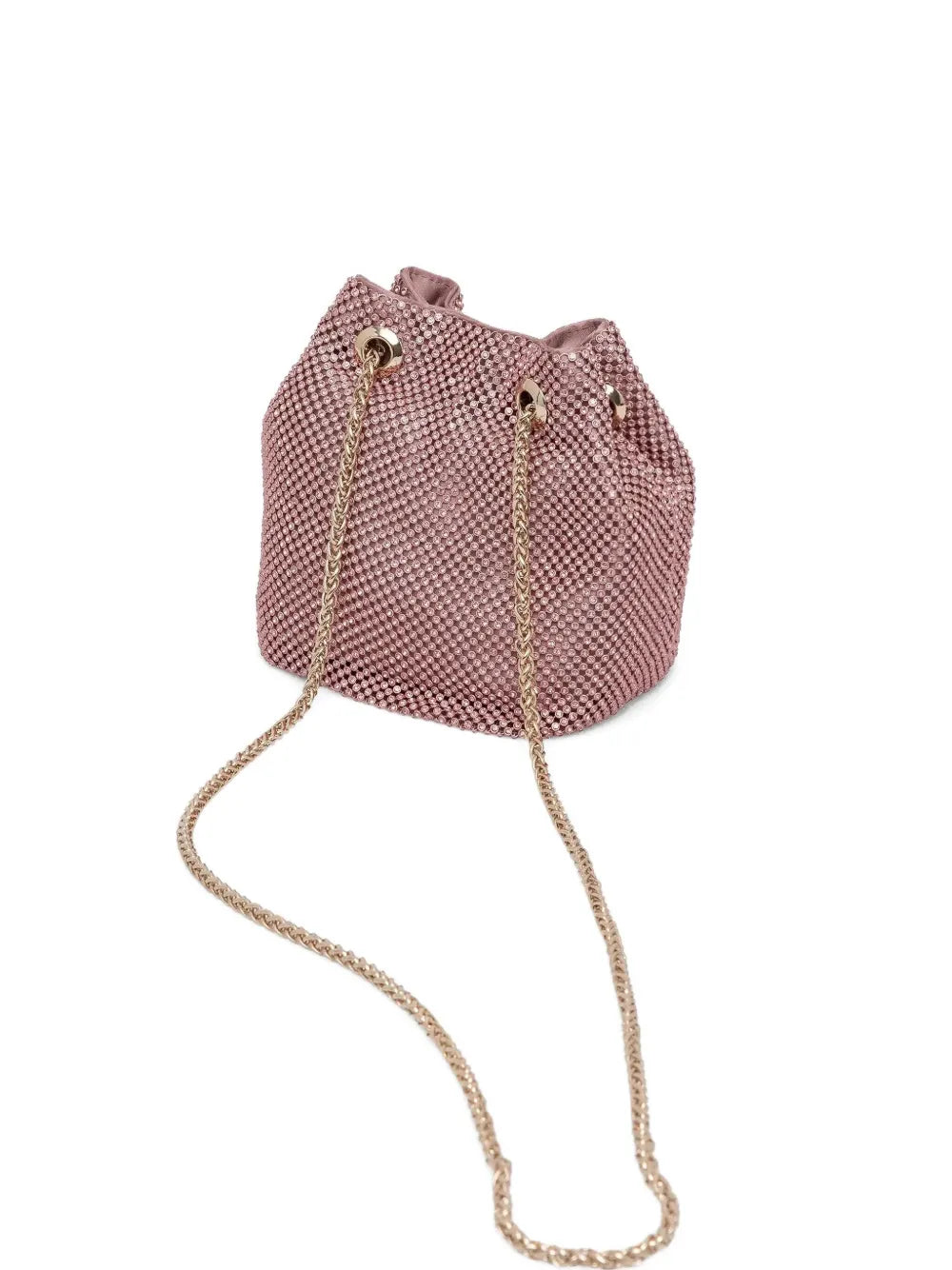 GUESS USASofia rhinestone-embellished mini bucket bag