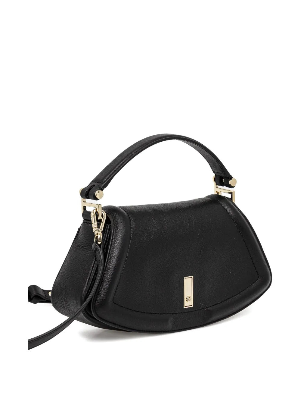 BOSSAriell curved top-handle satchel