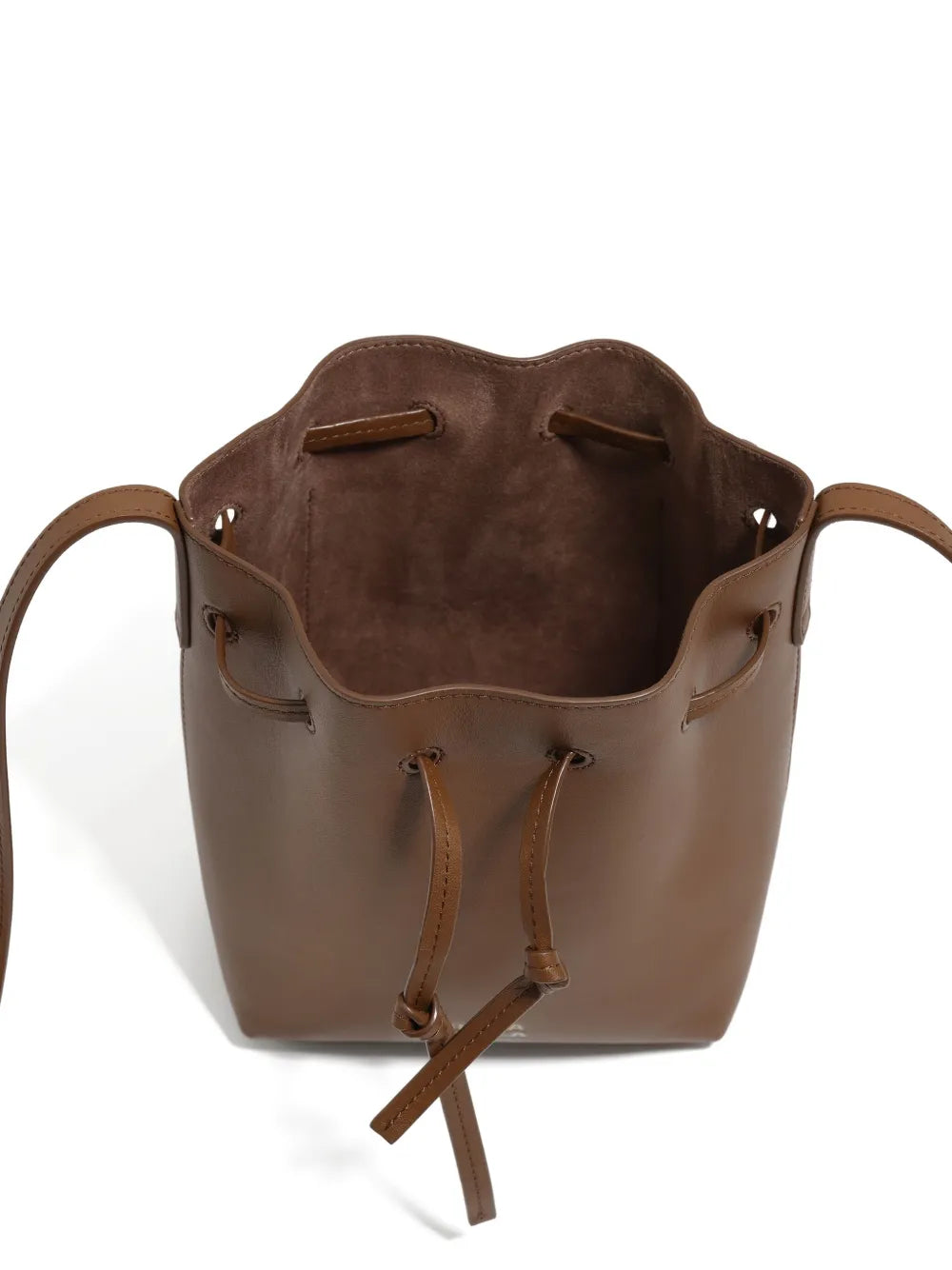 Bimba y Lolaleather drawstring bucket bag
