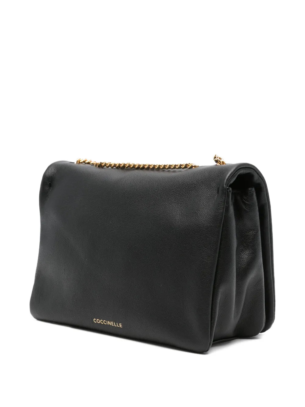 Coccinellemini embossed-logo chain shoulder bag