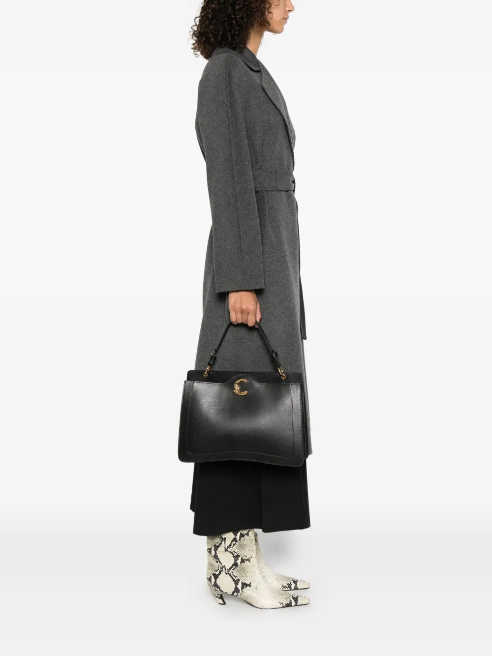 Coccinelleleather top-handle tote bag