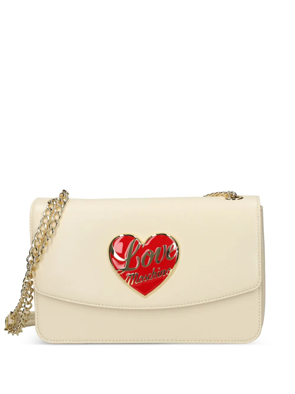 Love Moschinoheart-plaque chain shoulder bag
