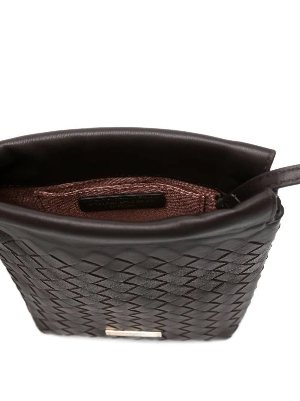 Aspinal Of LondonHudson woven mini crossbody bag