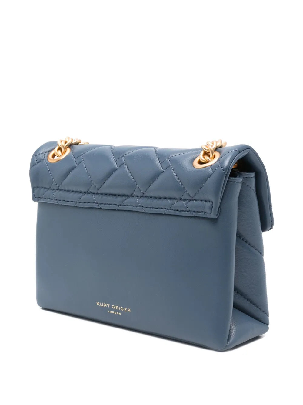 Kurt Geiger Londonquilted logo-plaque crossbody bag