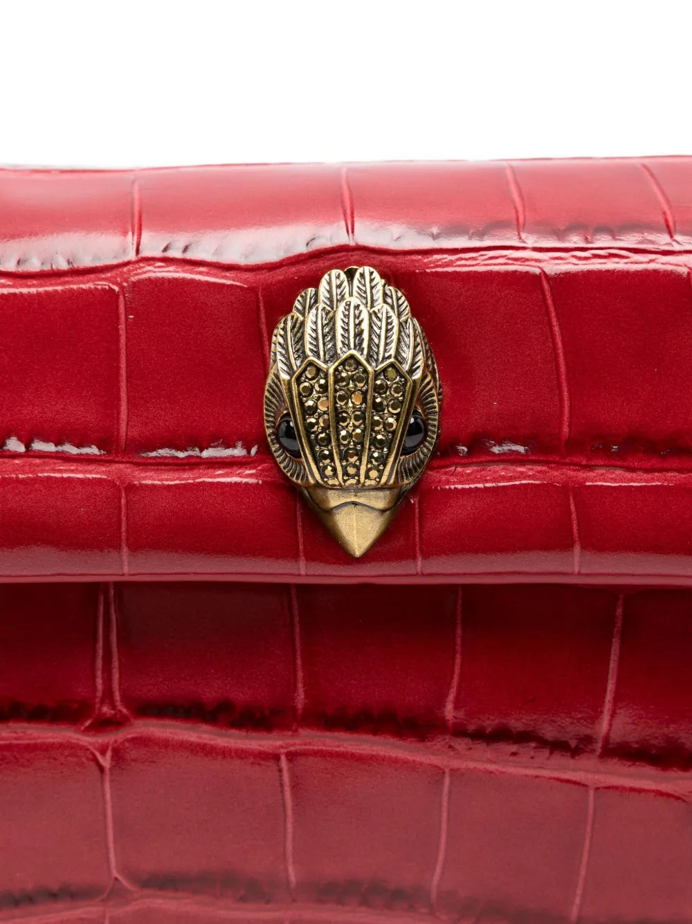 Kurt Geiger Londoncrocodile-effect chain bag
