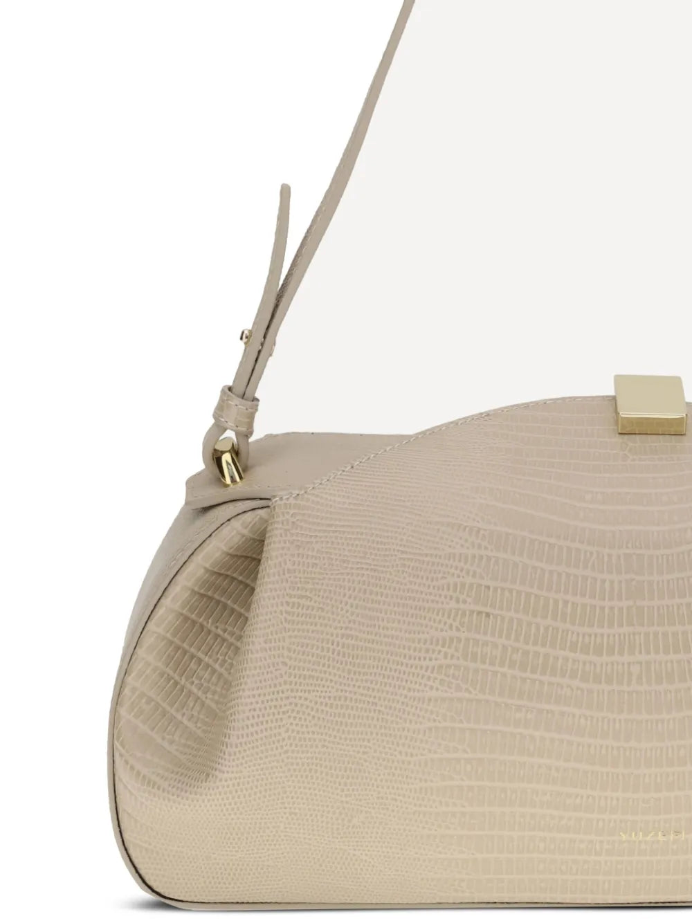 YuzefiOyster embossed-leather clutch bag