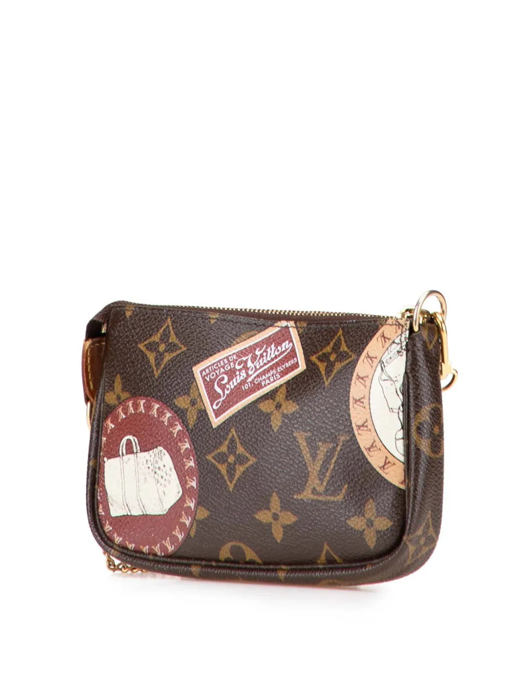 Pre-OwnedLouis Vuitton Pre-Owned2008 Monogram Patch Mini Pochette Accessoires handbag