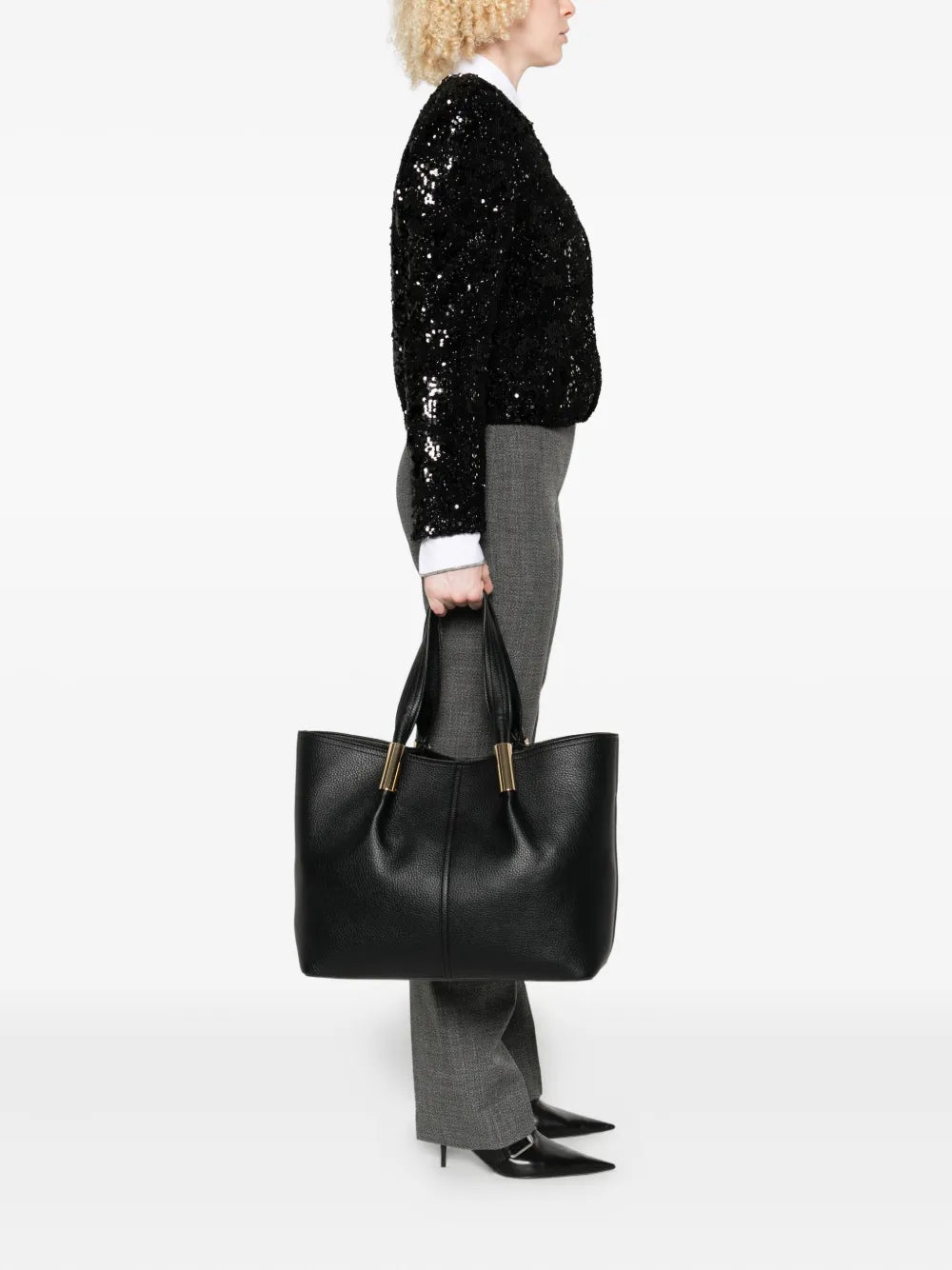 Elisabetta Franchiclasp-detail tote bag