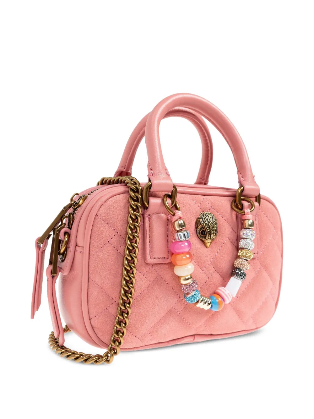 Kurt Geiger Londonmini Kensington London quilted beaded tote bag