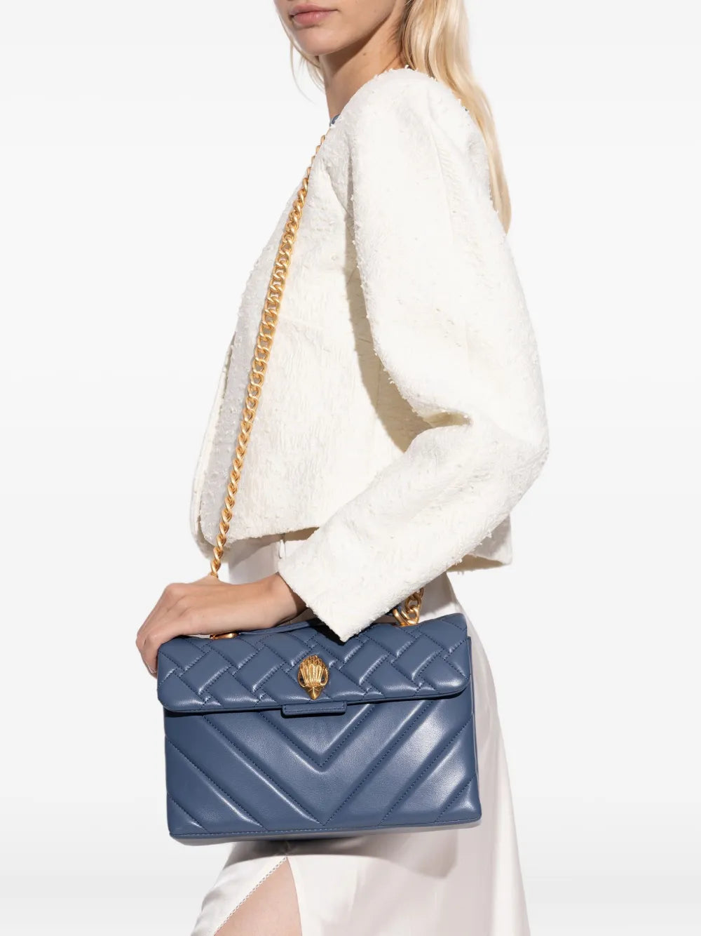 Kurt Geiger Londonquilted chain-strap cross body bag