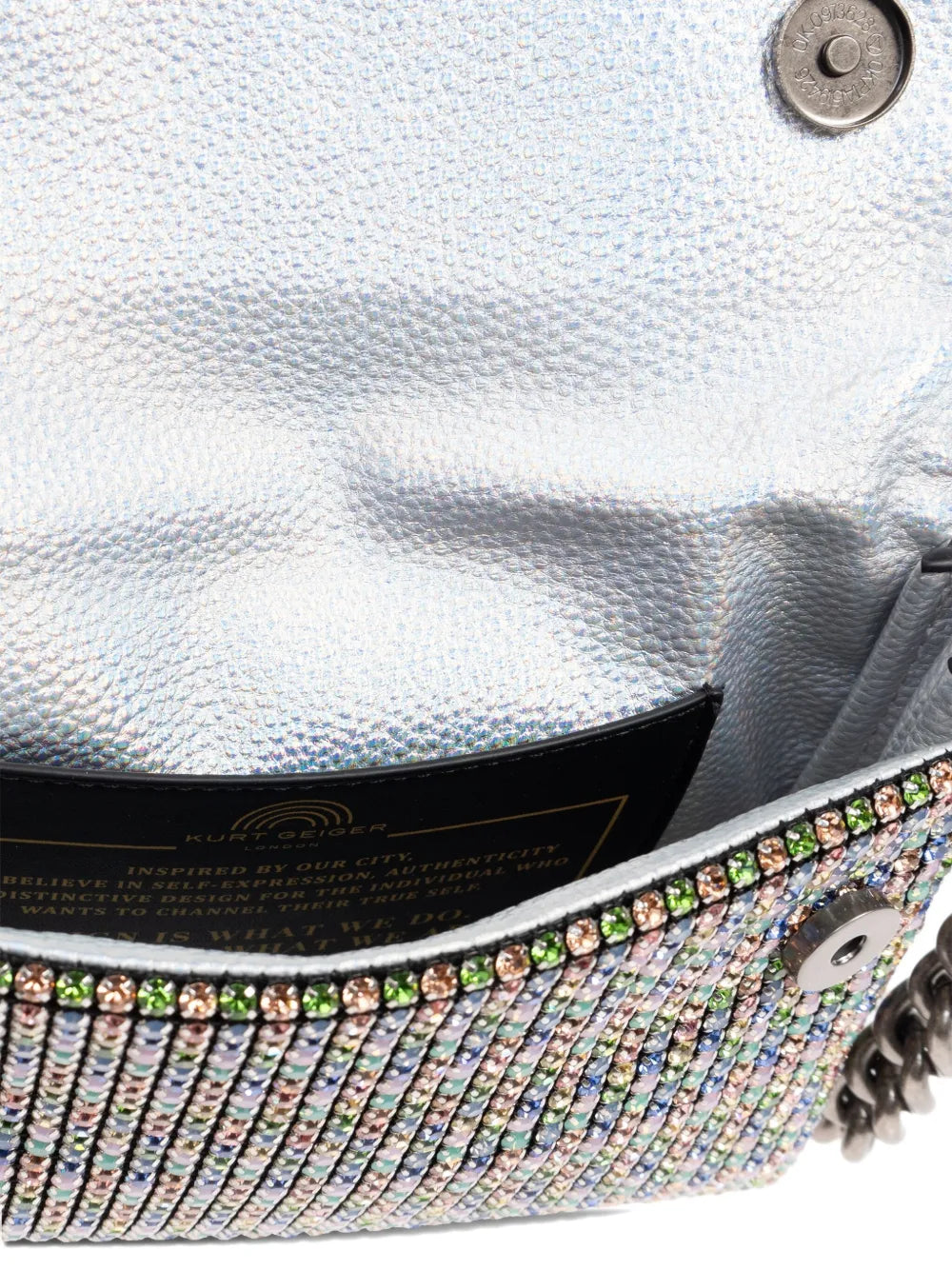 Kurt Geiger Londonsmall Crystal Party shoulder bag