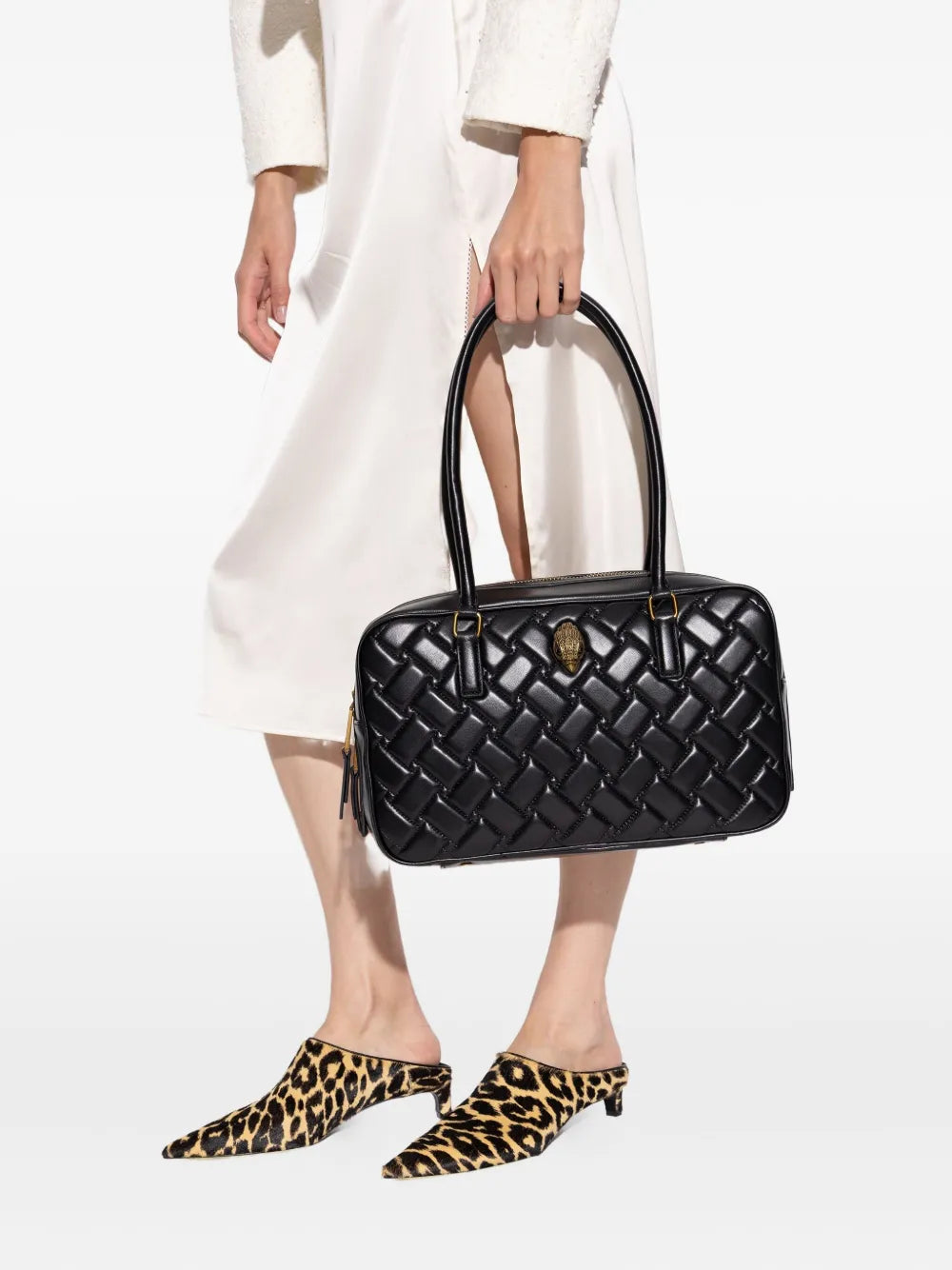Kurt Geiger Londonsmall Kensington Drench quilted duffle bag