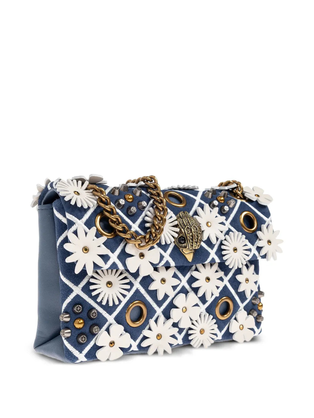 Kurt Geiger Londonsmall Kensington flower-embellished shoulder bag
