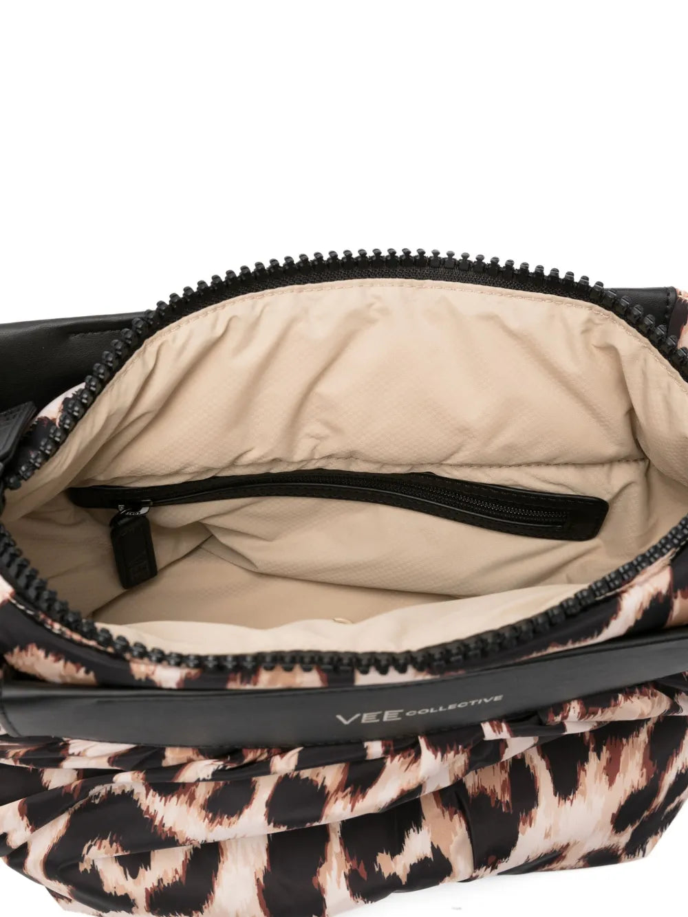 VeeCollectivemedium Caba leopard-print clutch bag