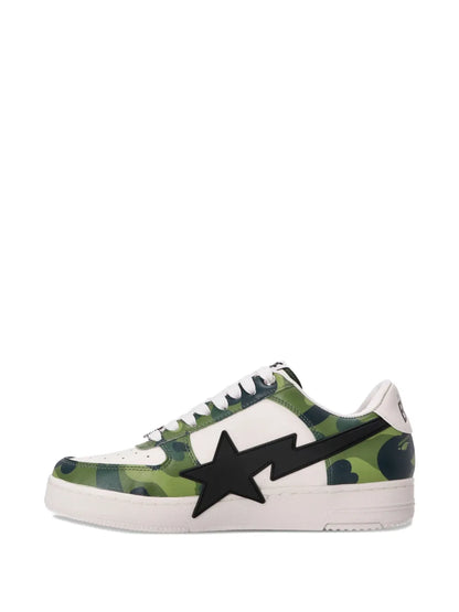 A Bathing Ape?Camouflage Star Sneakers