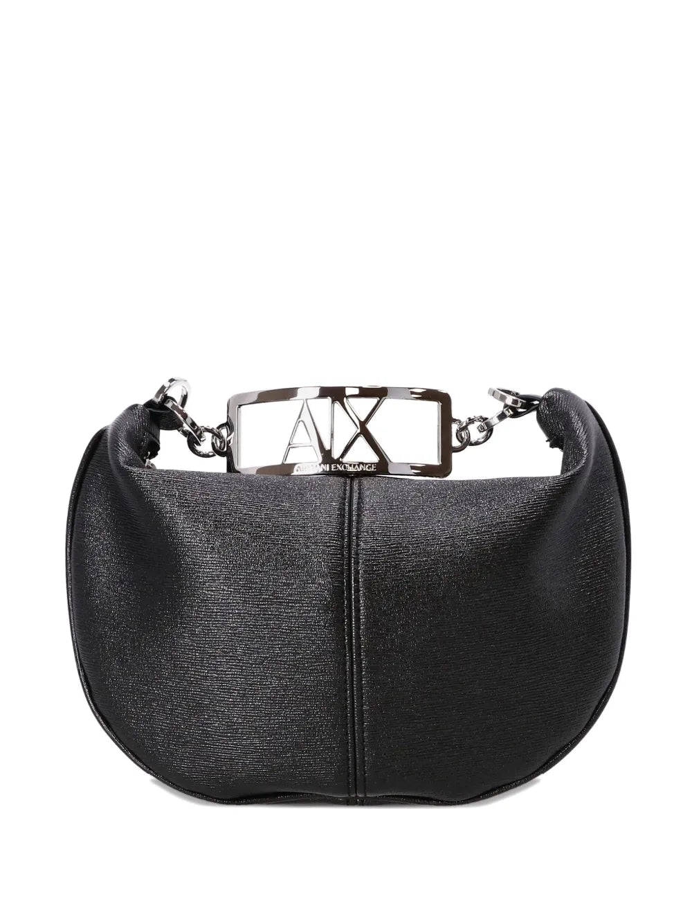 Armani Exchangelogo-plaque chain clutch bag