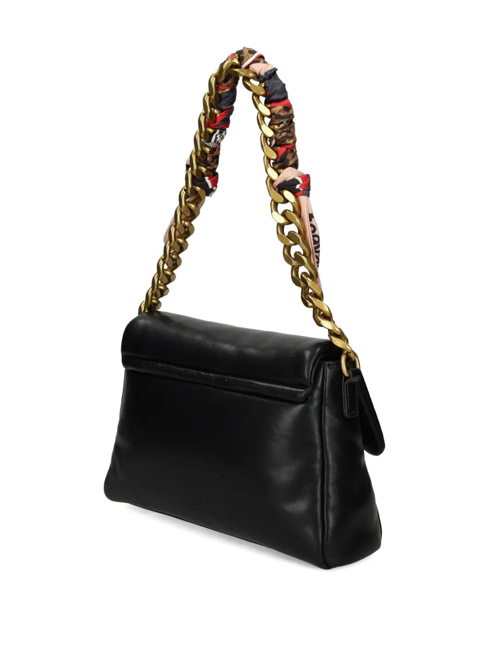 Just Cavallipadded chain-strap shoulder bag