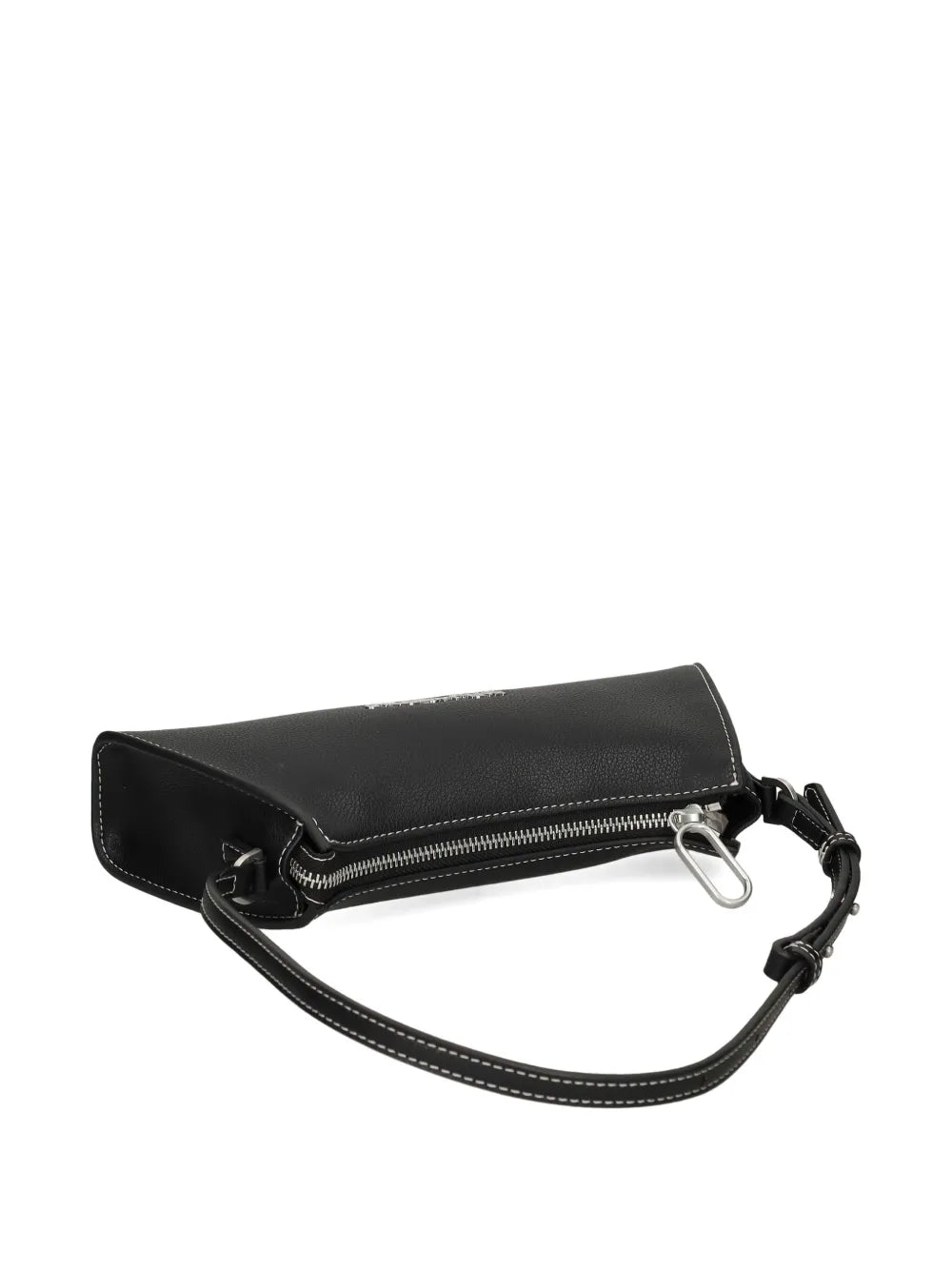 Karl Lagerfeld Jeanszip-detail curved shoulder bag