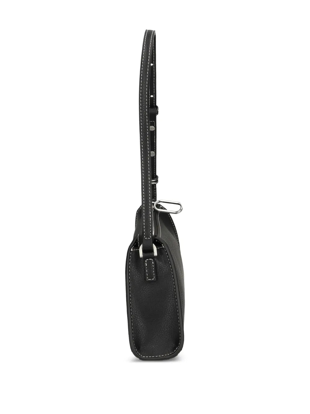 Karl Lagerfeld Jeanszip-detail curved shoulder bag