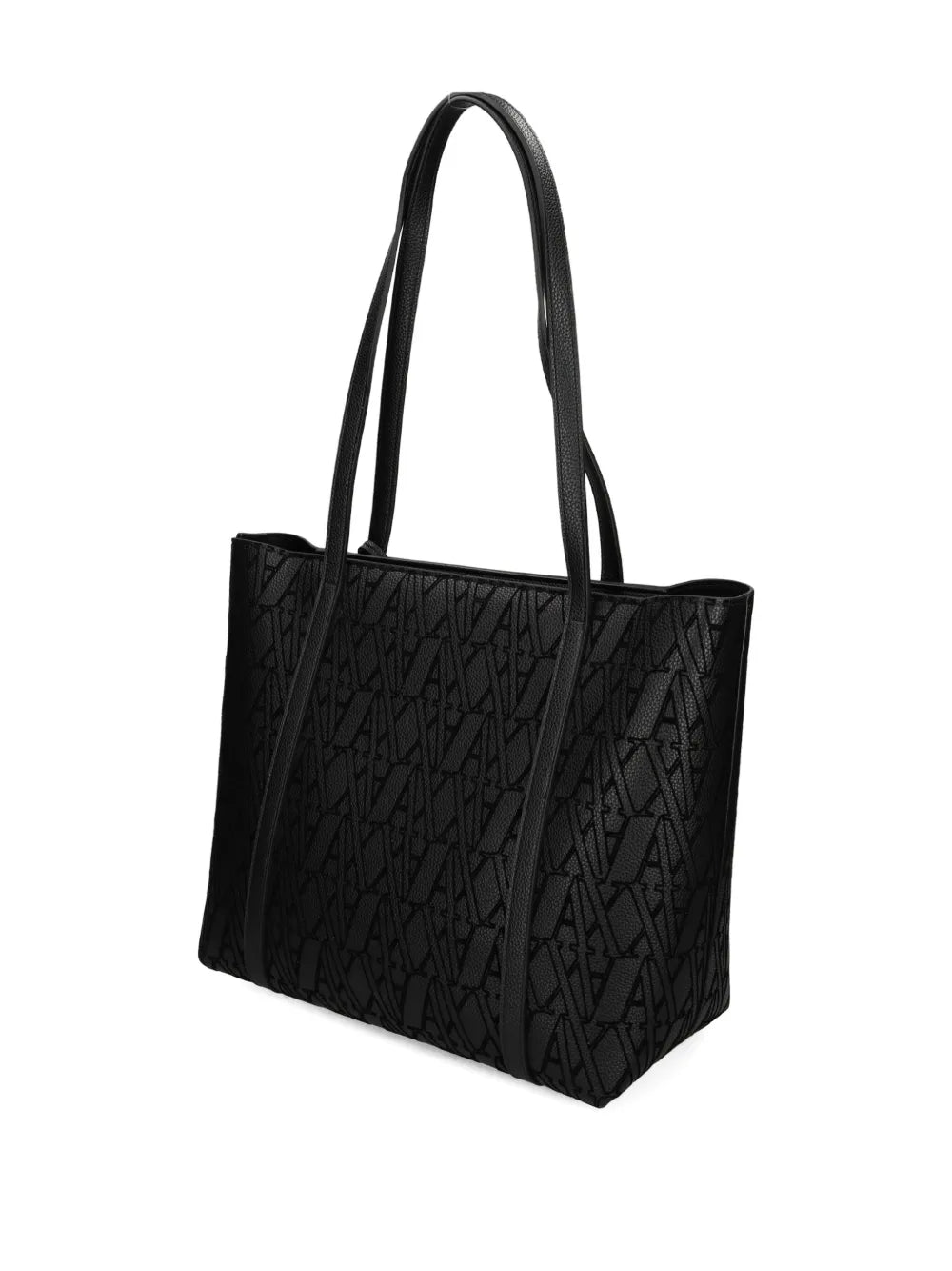 Armani Exchangemonogram-pattern tote bag