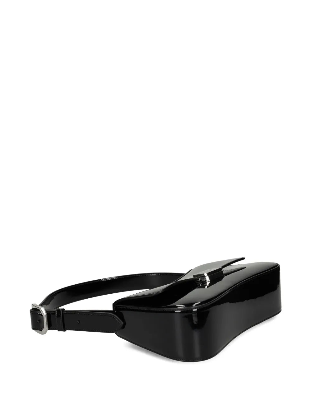 Emporio Armanifoldover-top buckle shoulder bag
