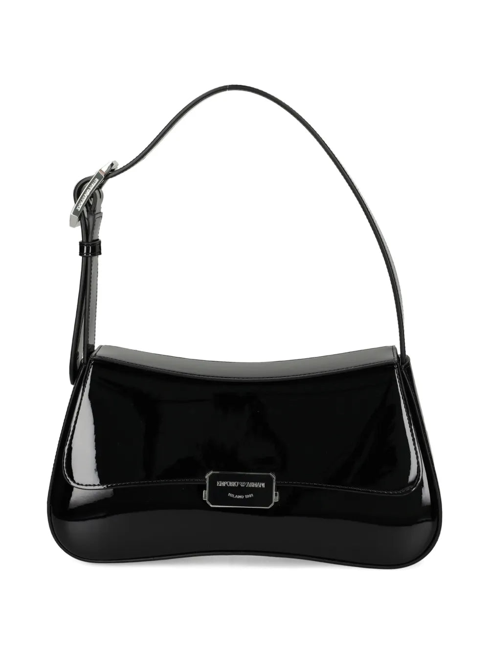 Emporio Armanifoldover-top buckle shoulder bag