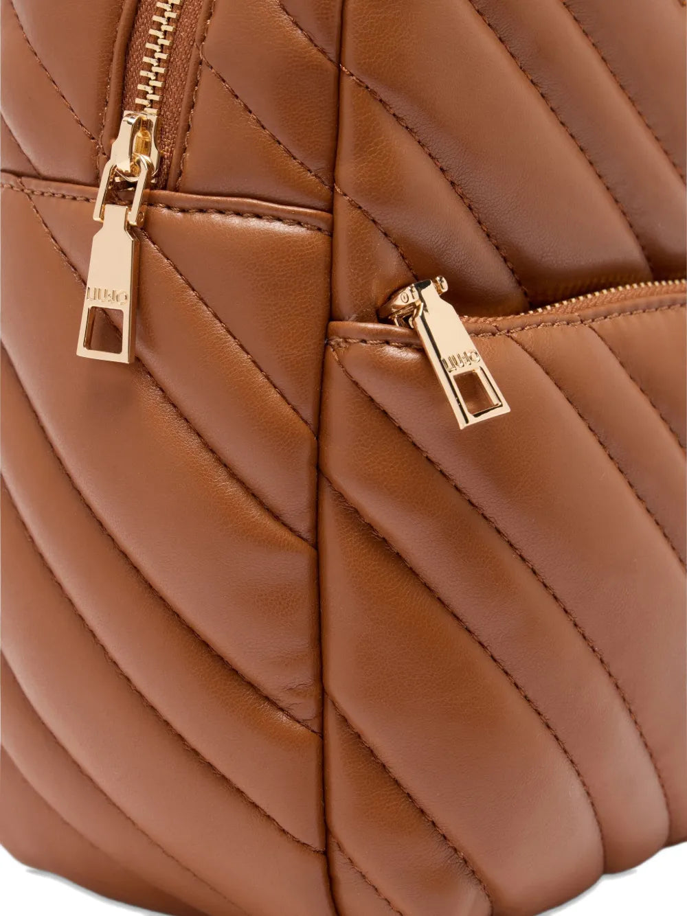 LIU JOquilted chevron backpack