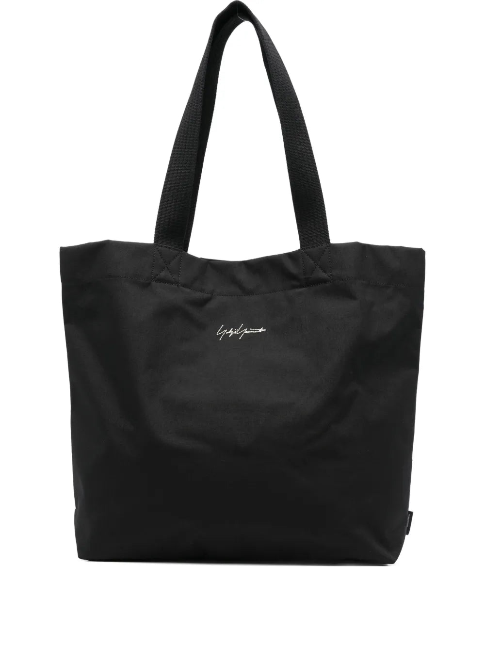 Y-3logo-embroidered tote bag