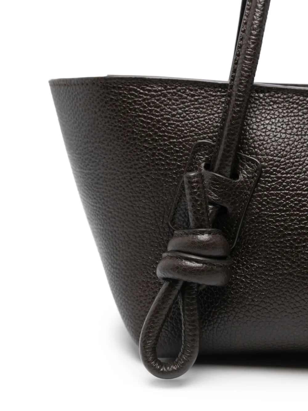 HereuFleca knotted leather shoulder bag