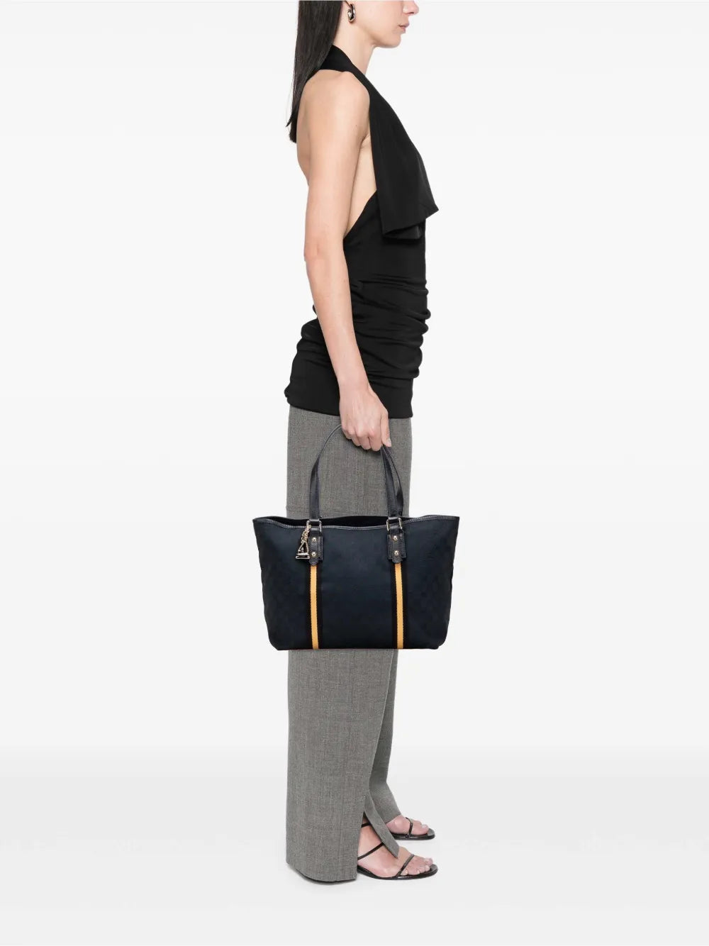 Pre-OwnedGucci Pre-Owned2000-2015 Large GG Canvas Jolicoeur tote bag