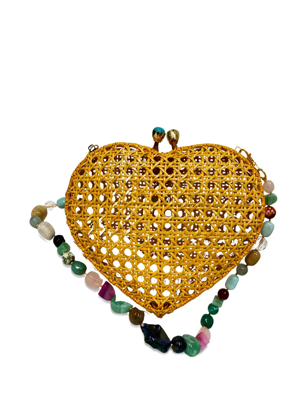 New SeasonSERPUIPassionate Heart wicker bag