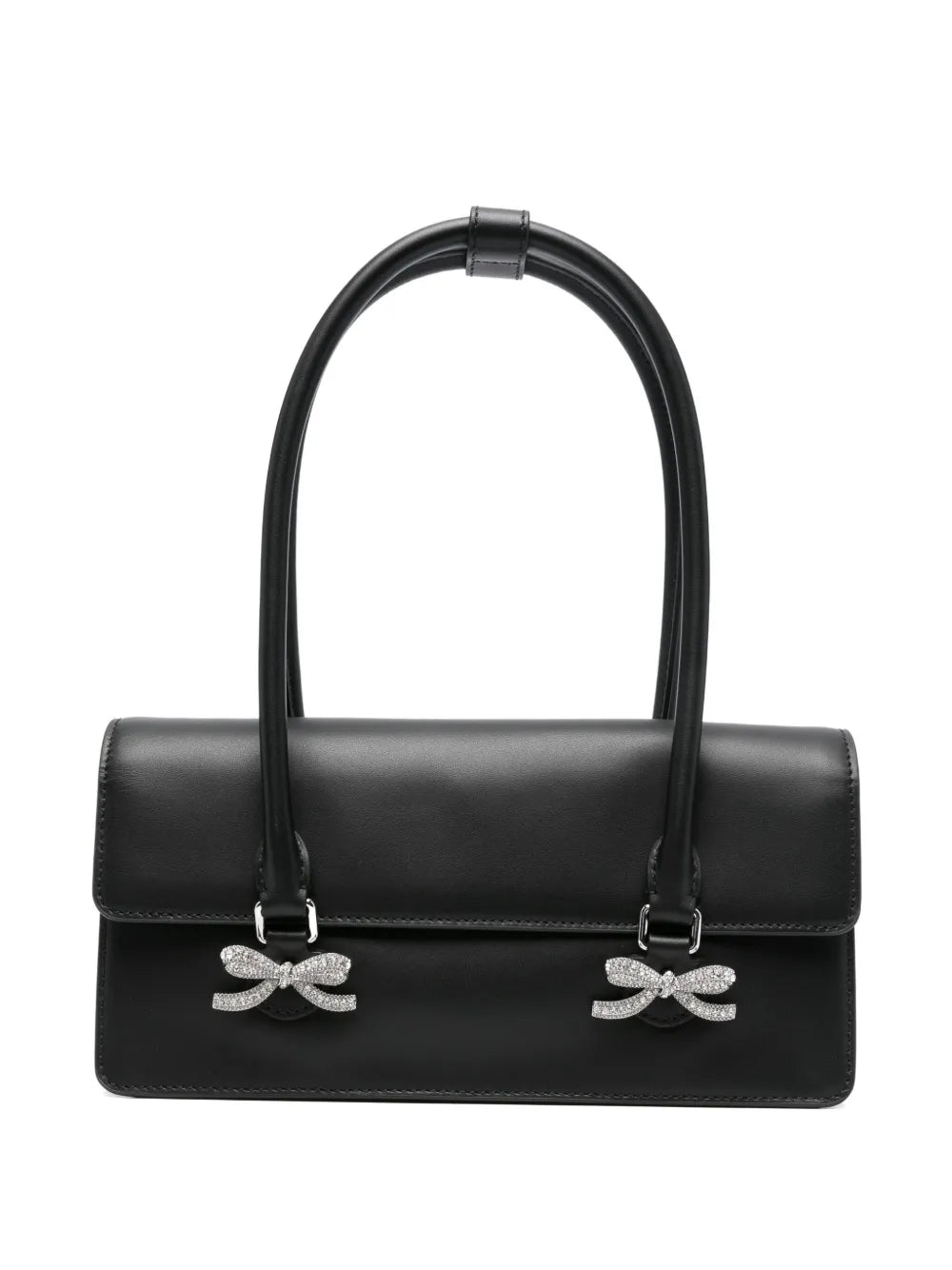 Self-Portraitcrystal-bow top-handle bag