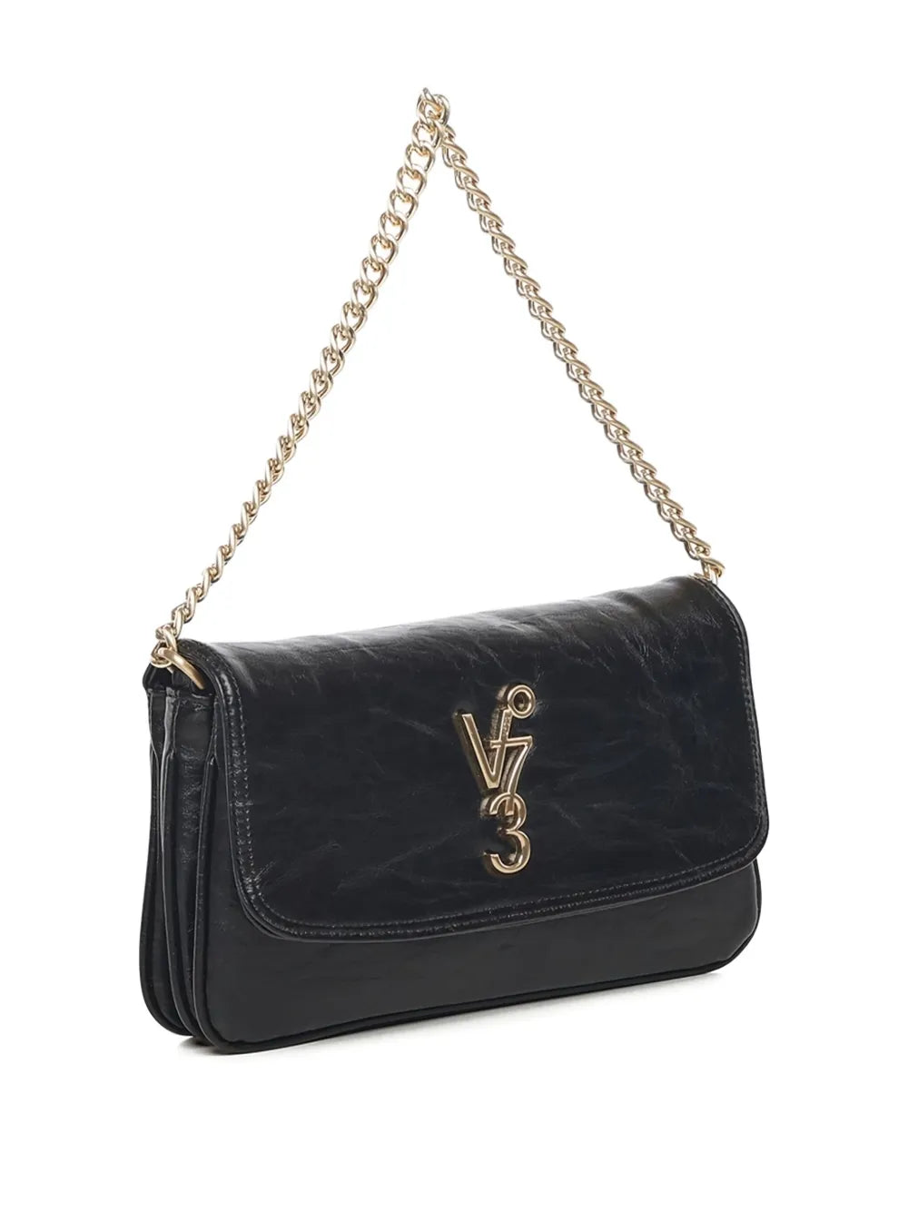 V3Louise logo-plaque shoulder bag