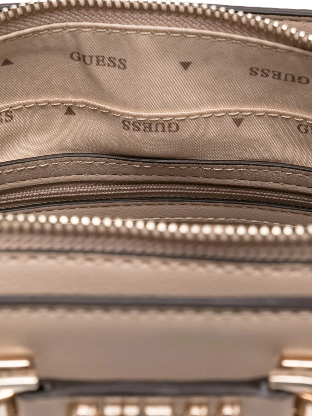 GUESS USAdouble-handle logo-plaque tote bag