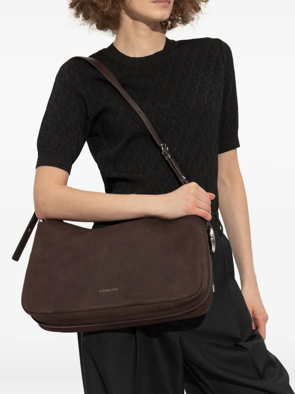 Michael Michael Korssuede leather shoulder bag