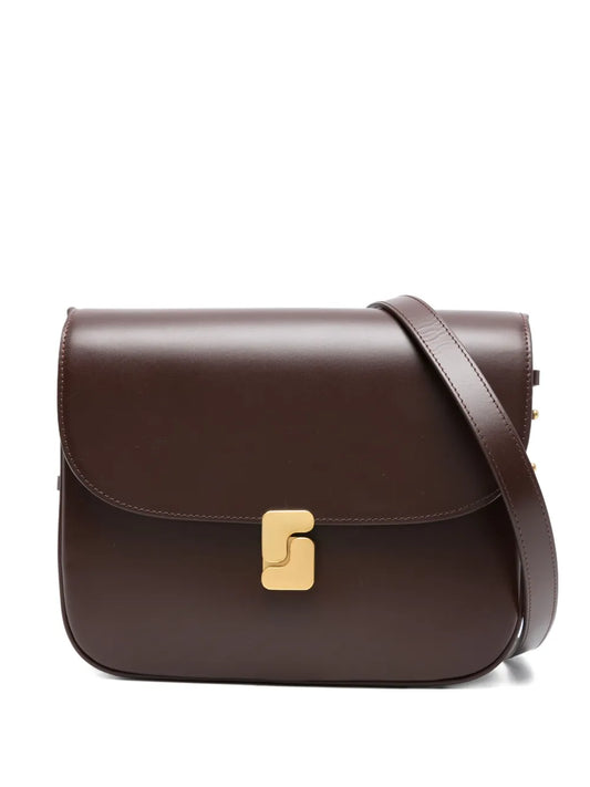 Soeurflap-closure cross body bag