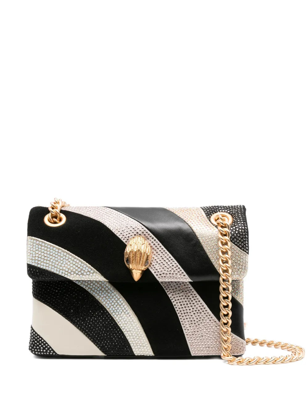 Kurt Geiger Londonmini Kensington crystal-embellished cross body bag