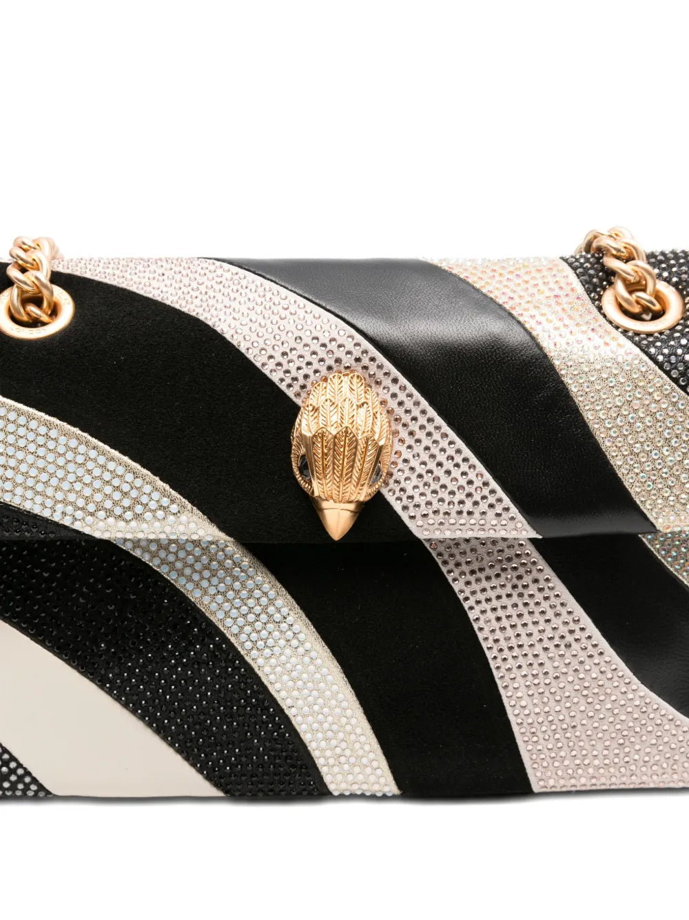 Kurt Geiger Londonmini Kensington crystal-embellished cross body bag