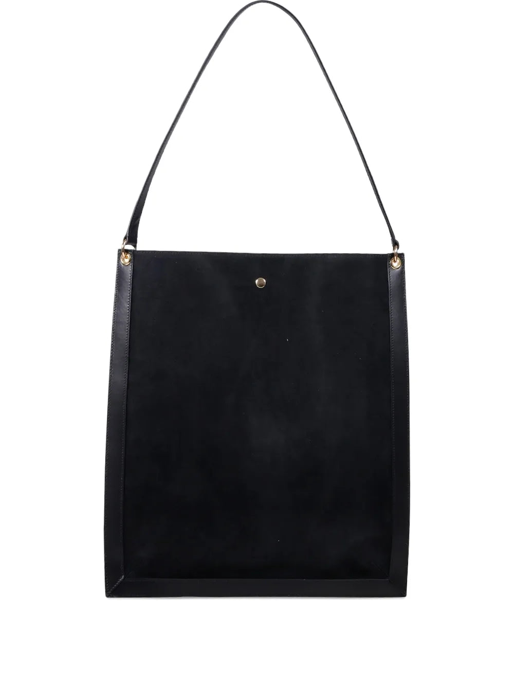 Wandlertop-handle suede tote bag