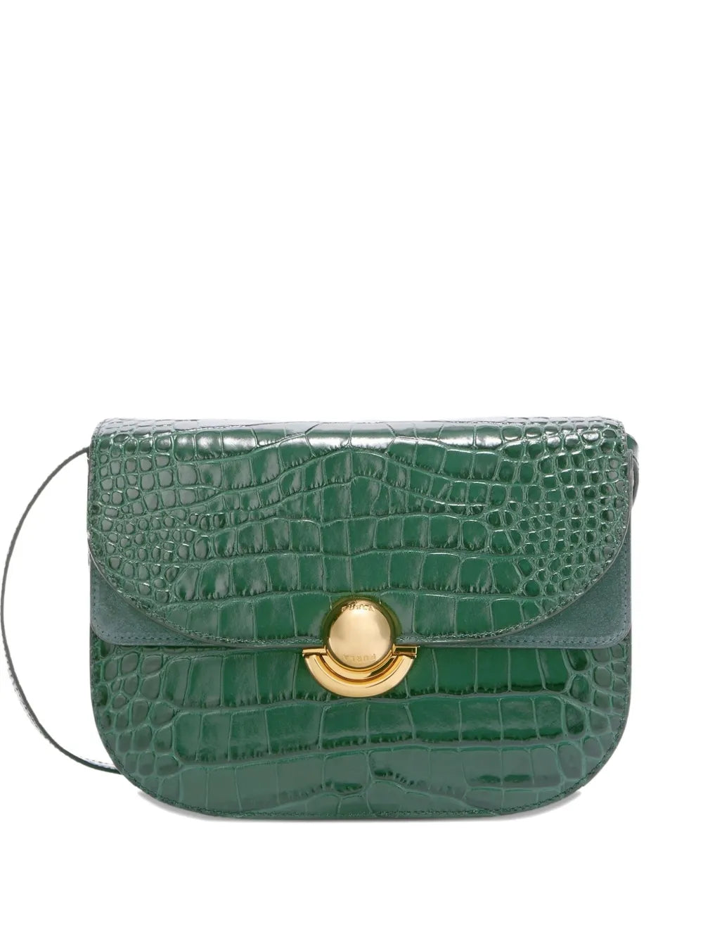 Furlasmall Sfera crocodile-effect cross body bag