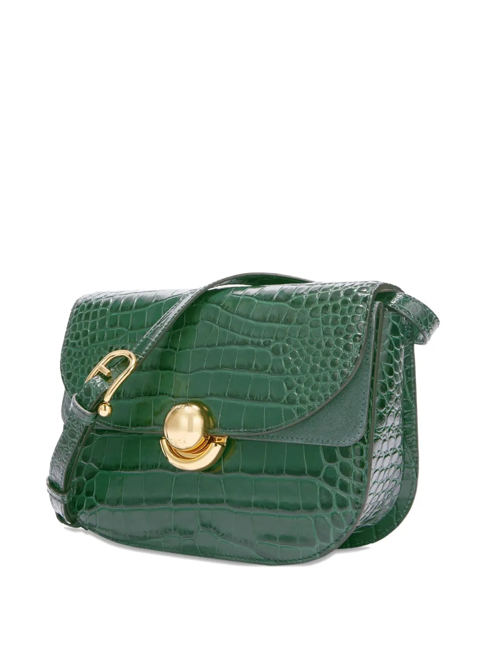 Furlasmall Sfera crocodile-effect cross body bag