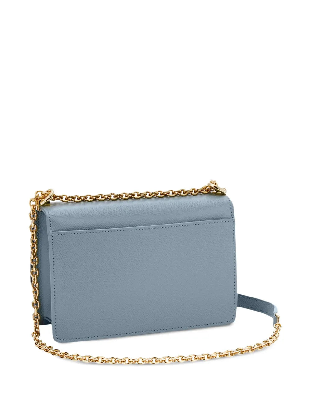 Furlachain-strap flap satchel