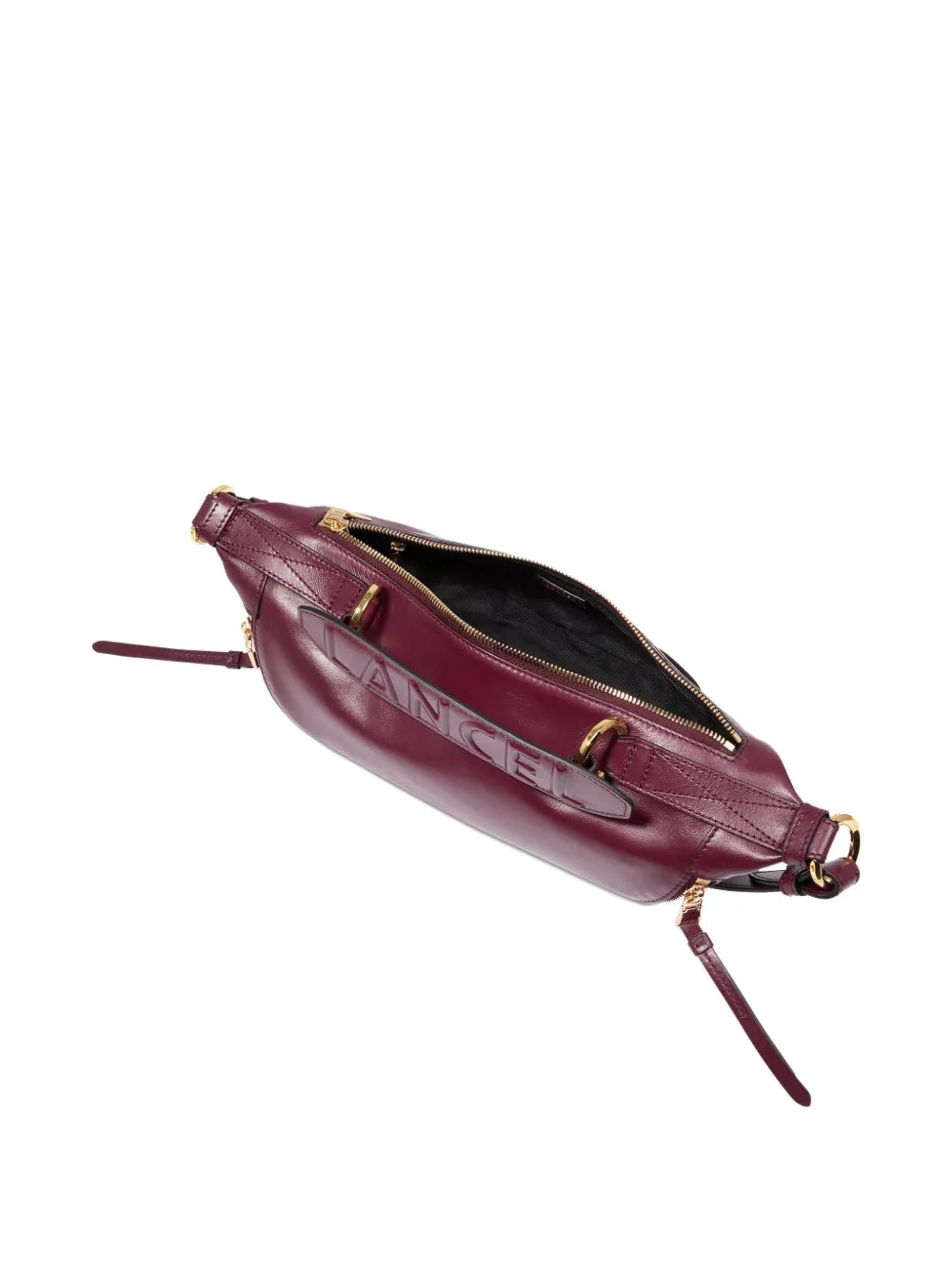 LancelOrigami curved leather crossbody bag